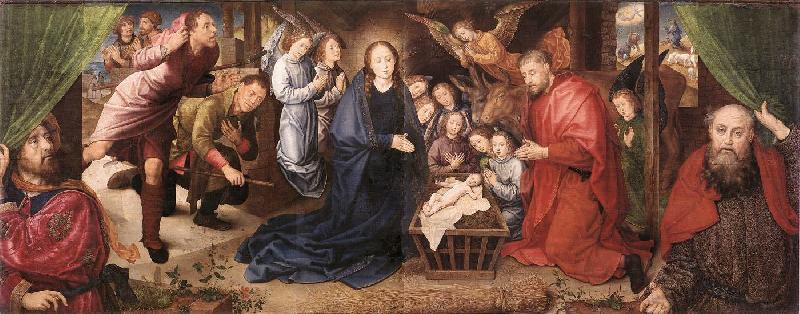 Hugo van der Goes Adoration of the Shepherds oil painting picture